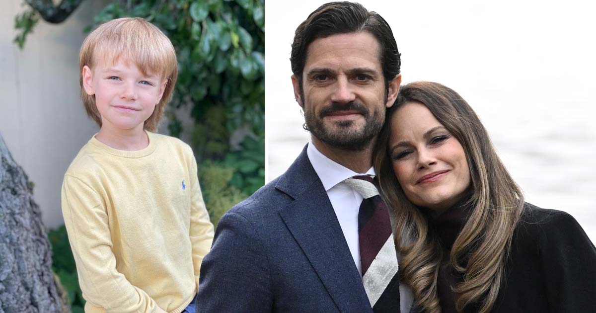 Prins Gabriel hyllas av mamma Sofia och pappa Carl Philip på födelsedagen! Foto: Instagram/TT