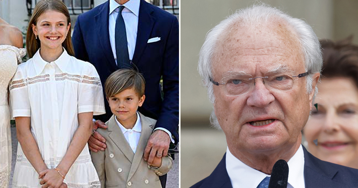 Prinsessan Estelle, Prins Oscar, Kungen