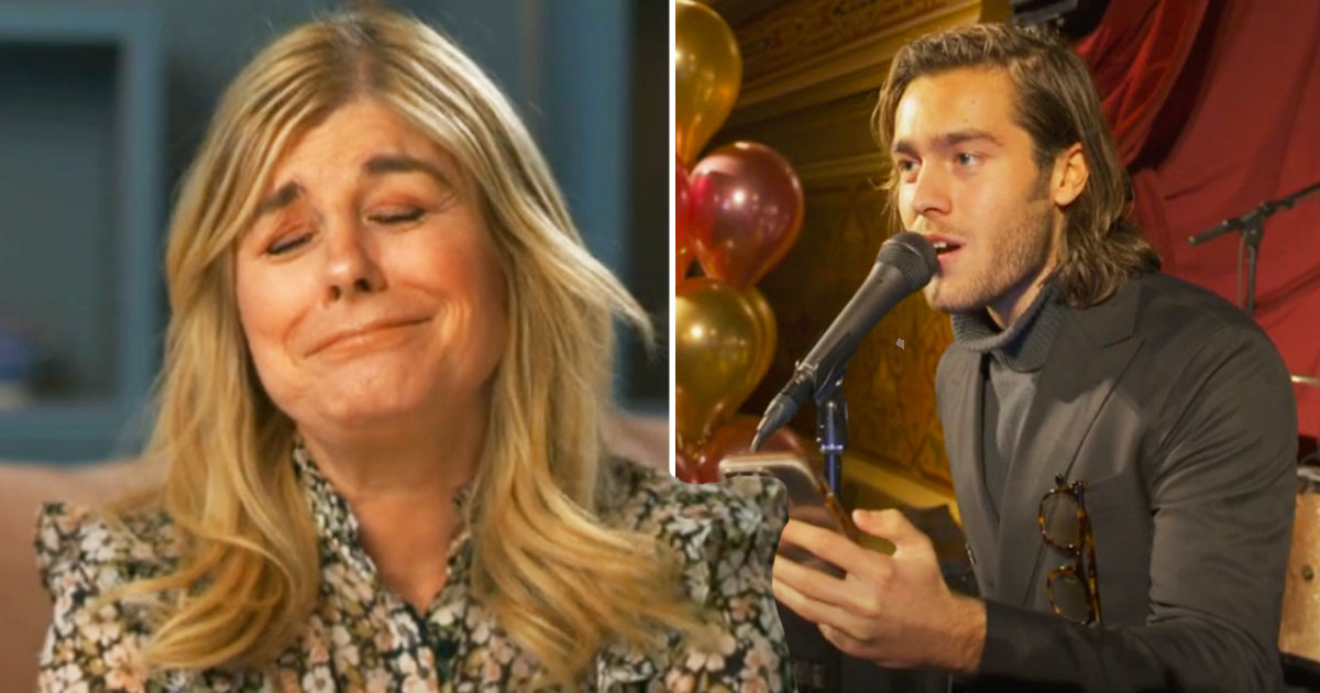 Pernilla Wahlgren och Benjamin Ingrosso. Foto: Kanal 5