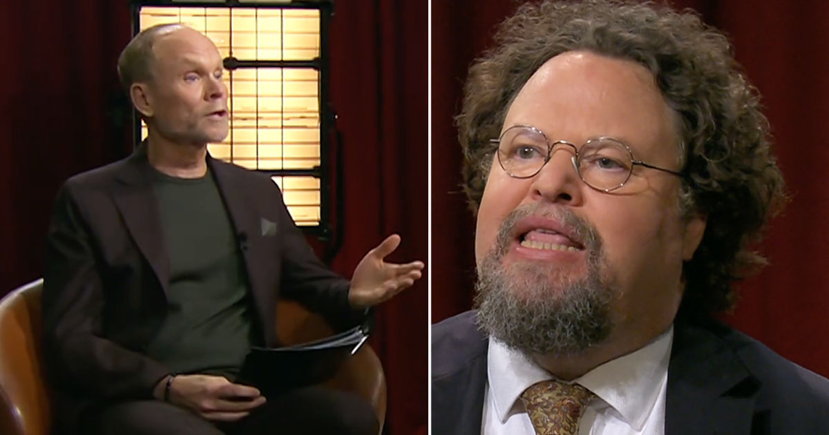 Kristian Luuk och Edward Blom i "Min sanning". Foto: SVT