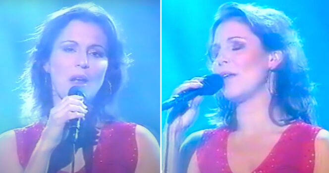 Helen Sjöholm sjöng "Gabriellas sång" 2004 i filmen "Så som i himmelen"