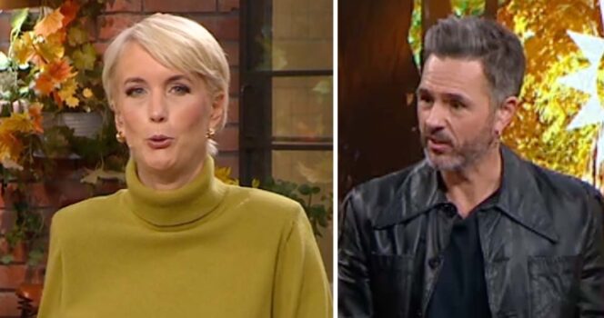 Jenny Strömstedt och Peter Jöback. Foto: TV4