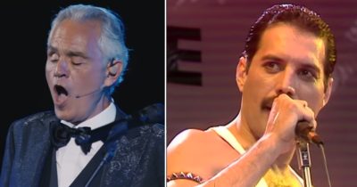 Andrea Bocelli tolkar Queens klassiker på sitt vis