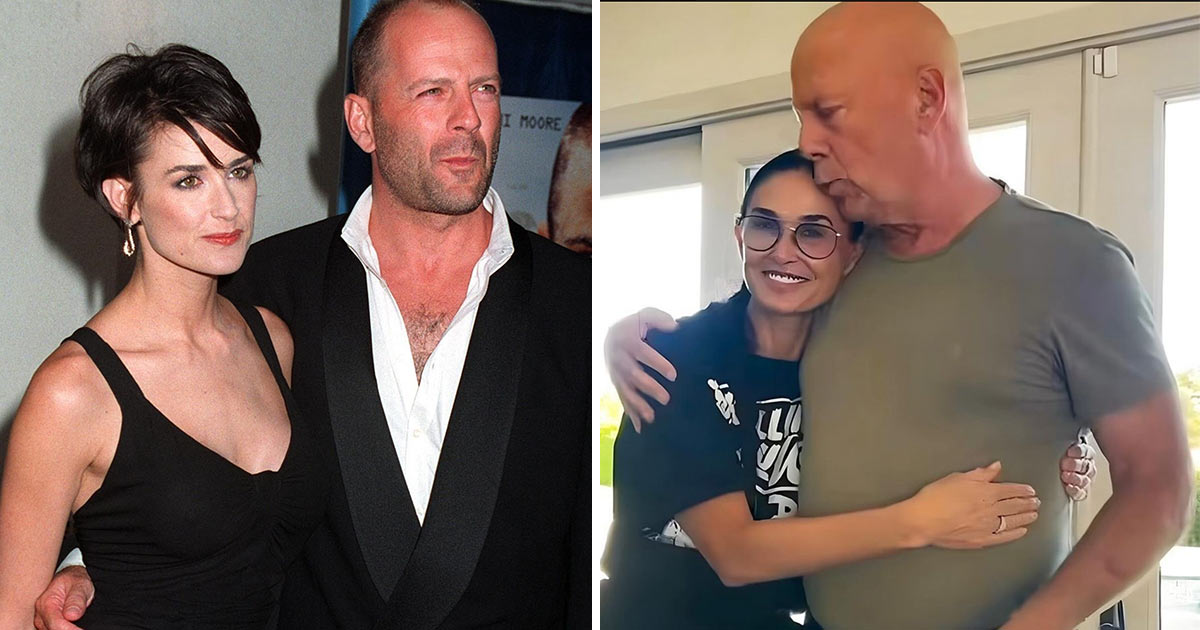Bruce Willis och Demi Moore.