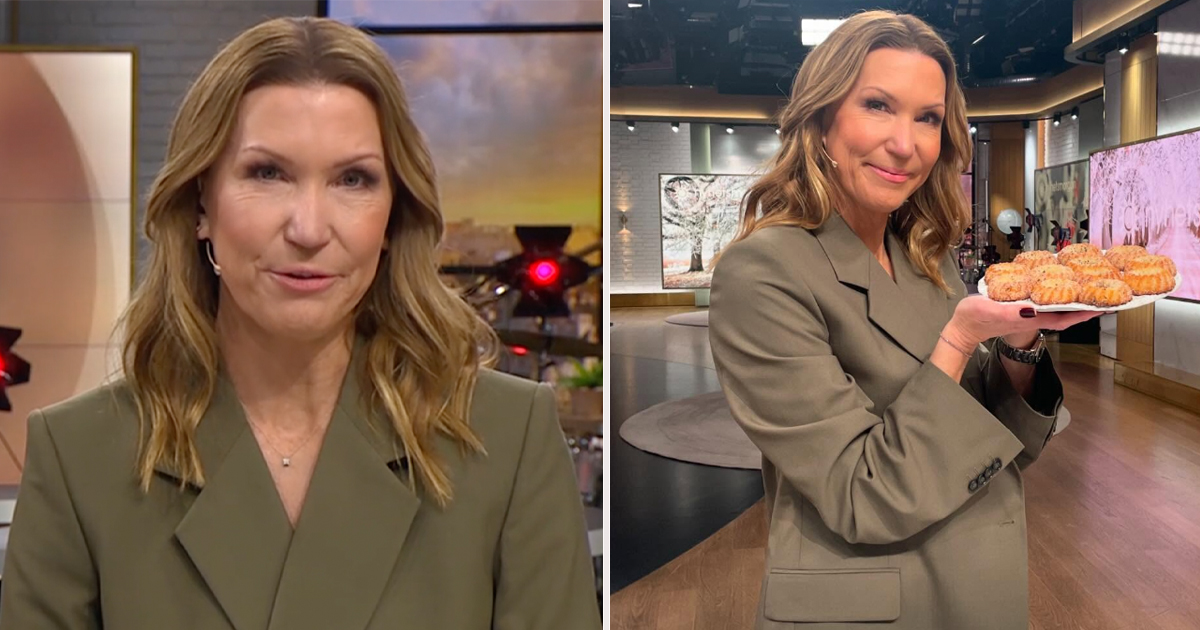 Jenny Alversjö är tillbaka i Nyhetsmorgon efter sin kollaps.