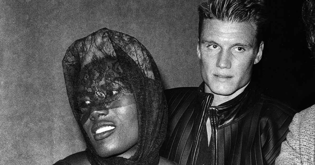 Dolph Lundgren var tidigare tillsammans med Grace Jones.