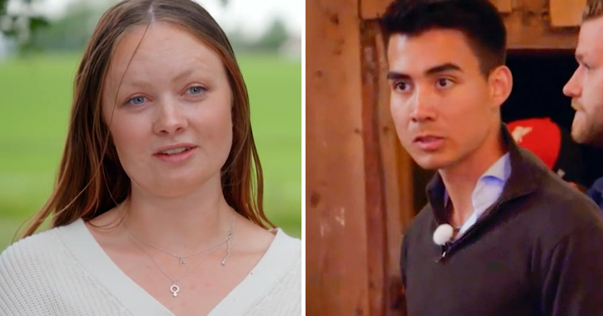 Alma Håkansson och Lukas Lundström i "Bonde söker fru".