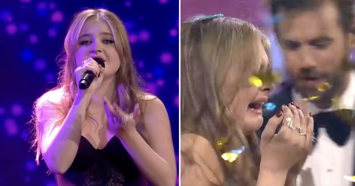 Margaux Flavet, 16, är 2024 års vinnare av Idol. Foto: TV4
