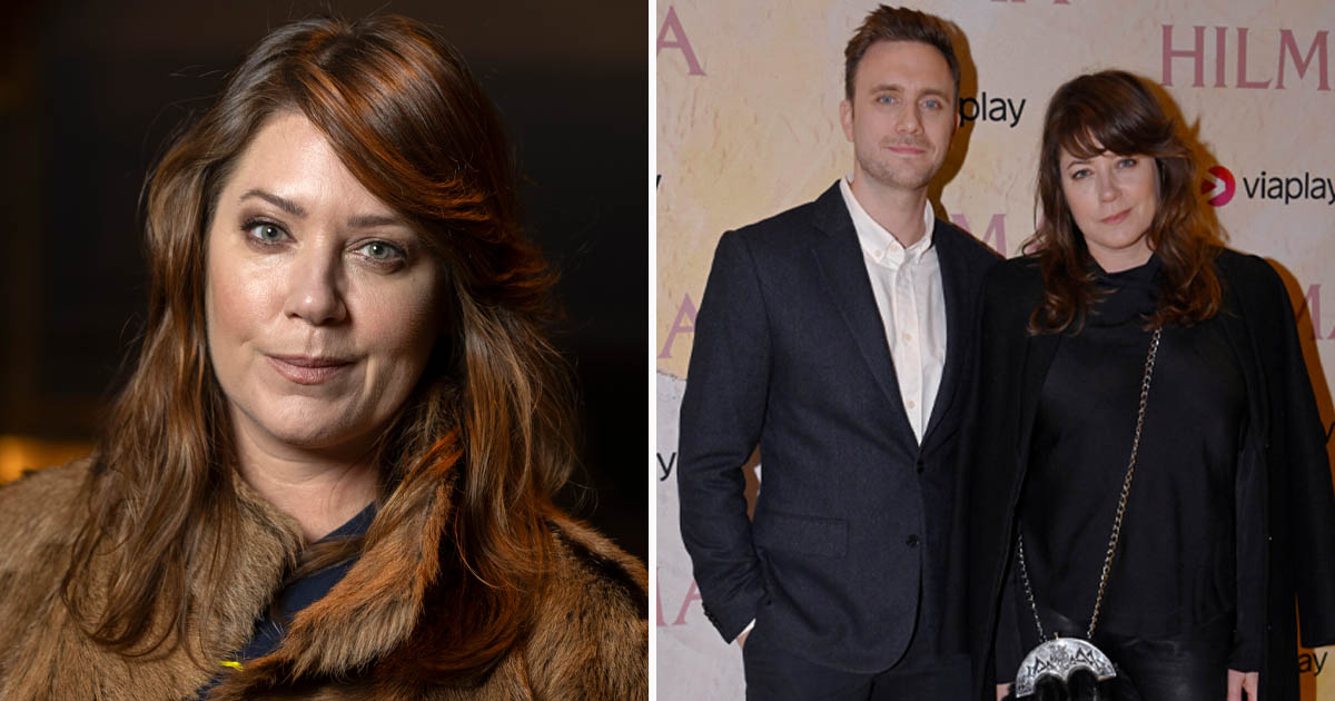 Jennie Silverhjelm tillsammans sambon, och kollegan från Beck, Martin Wallström.