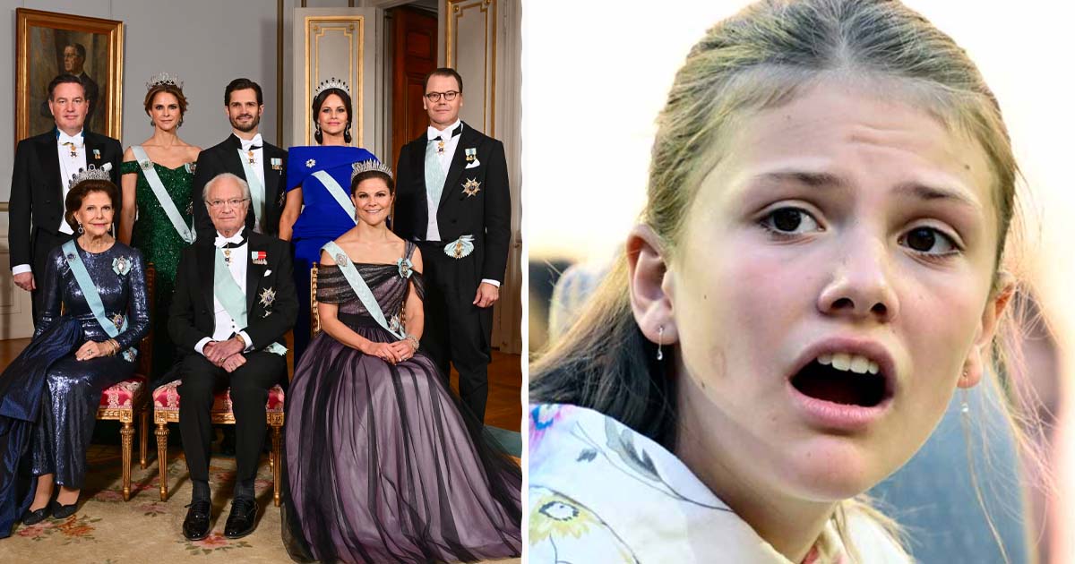 Prinsessan Estelle fick inte gå på Nobelfesten.