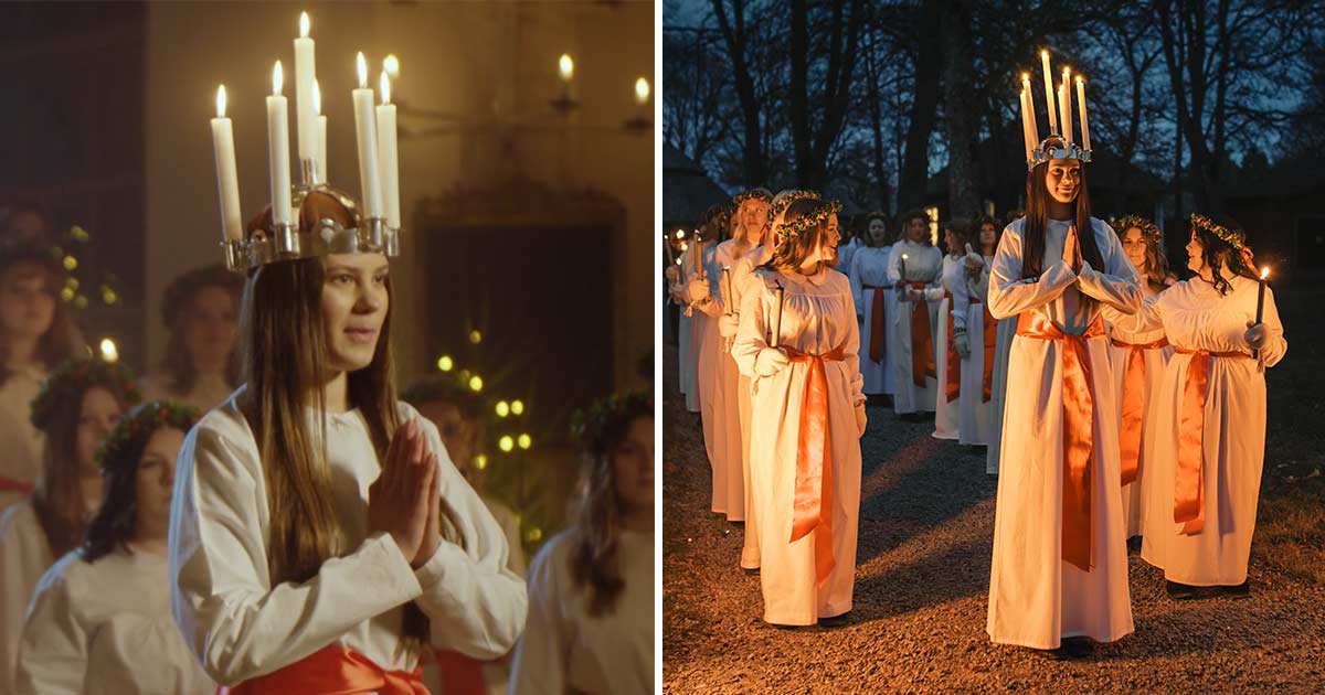 Årets Luciamorgon i SVT är inspelat i Sala.