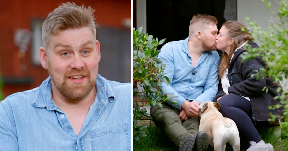 Mikael ”Backis” Backstulid och kärleken Evelina i Bonde söker fru.