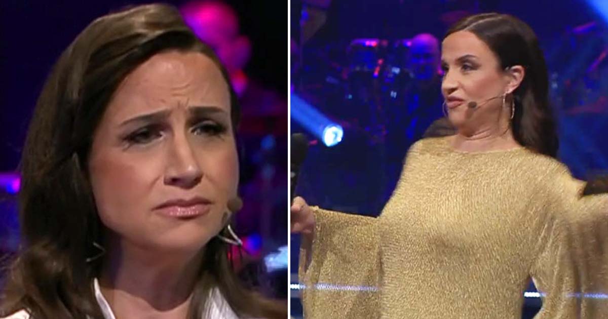 Petra Mede petas ur Let's dance. Foto: TV4