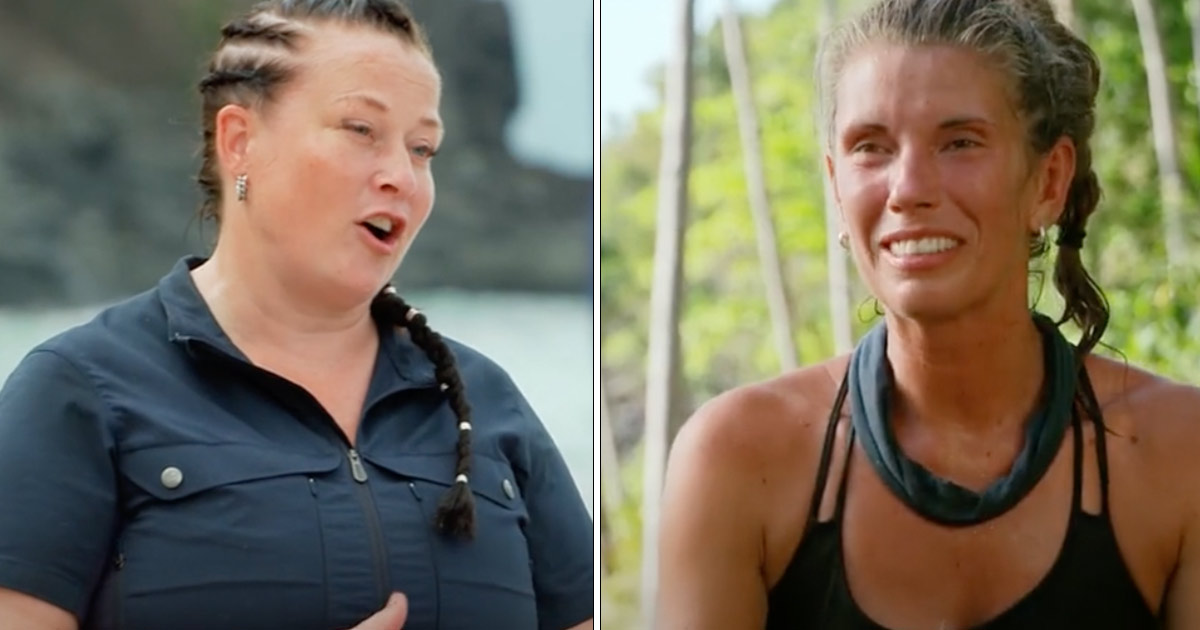 Petra Malm och Ida Jensen Krogstad i Robinson.