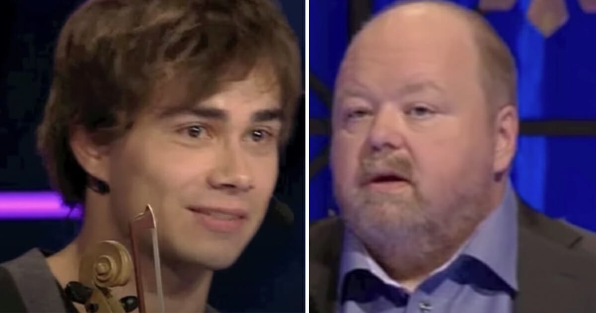 Alexander Rybak och Kalle Moraeus. Foto: Youtube, SVT