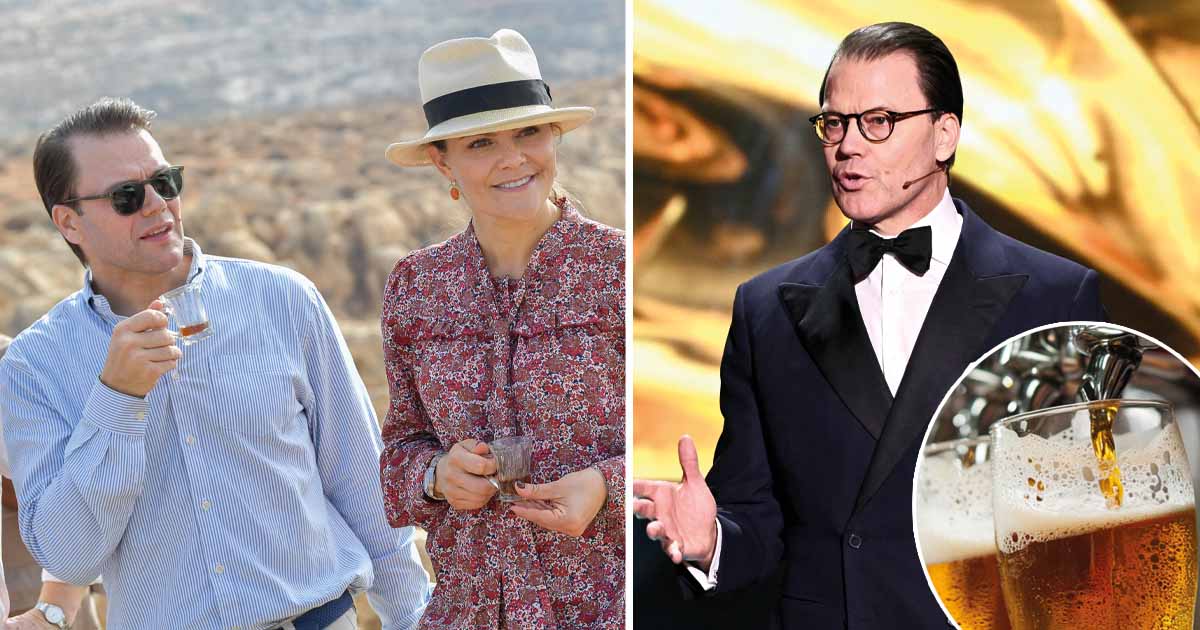 Prins Daniel har en speciell relation till alkohol