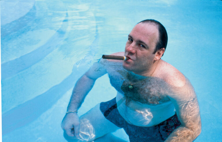 James Gandolfini spelar Tony Soprano
