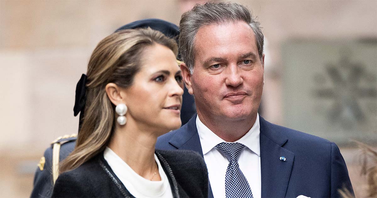 Prinsessan Madeleine och Chris O'Neill. Foto: Pontus Lundahl/TT