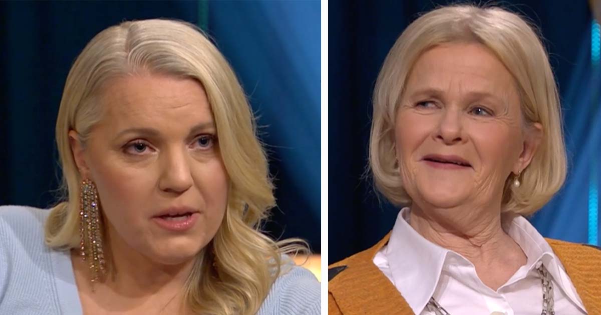 Sissela Kyle i Carina Bergfeldts talkshow.