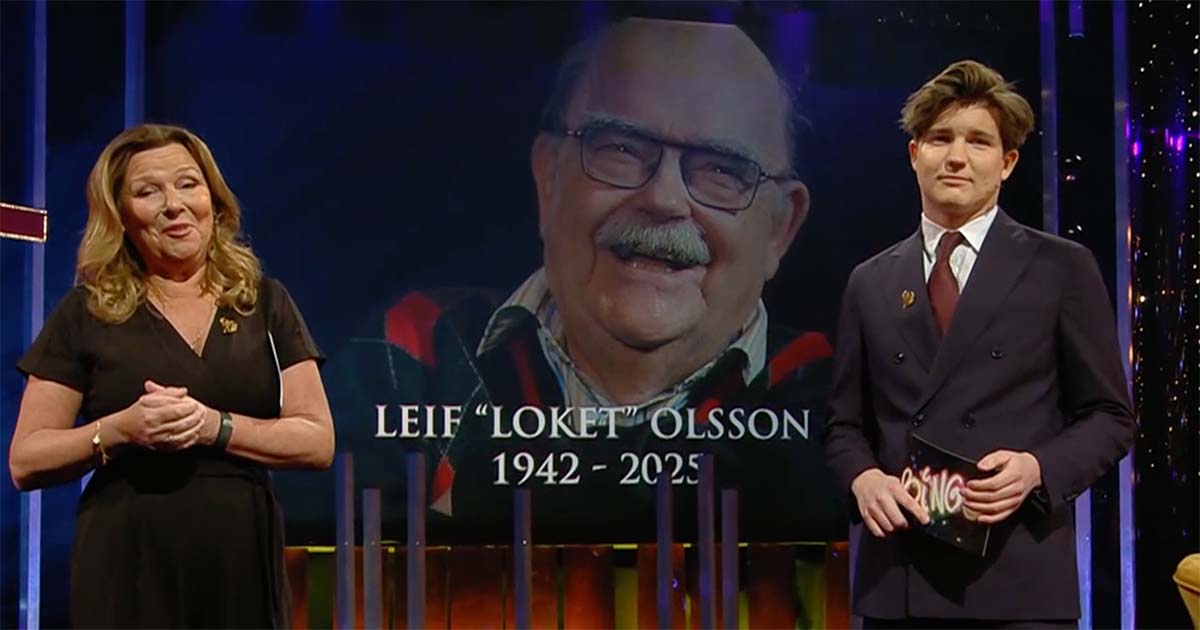 Leif "Loket" Olsson hedrades i Bingolotto. Foto: TV4
