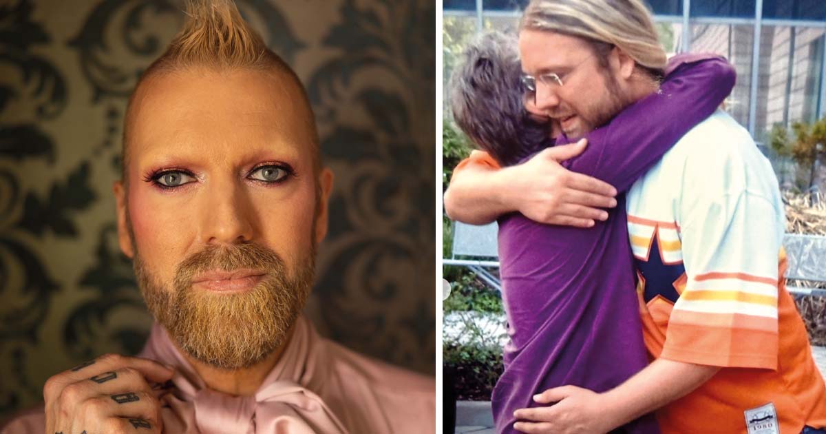 Rickard Söderberg sörjer sin mamma som gått bort. Foto: Andreas Hillergren/TT & Instagram @gaytenor