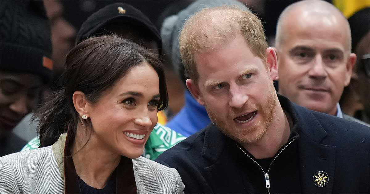 Meghan Markle och prins Harry. Foto: Darryl Dyck/AP/TT
