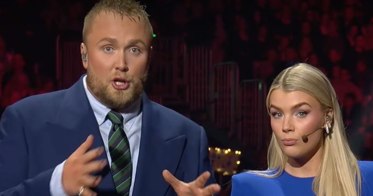 Edvin Törnblom och Keyyo i Melodifestivalen.