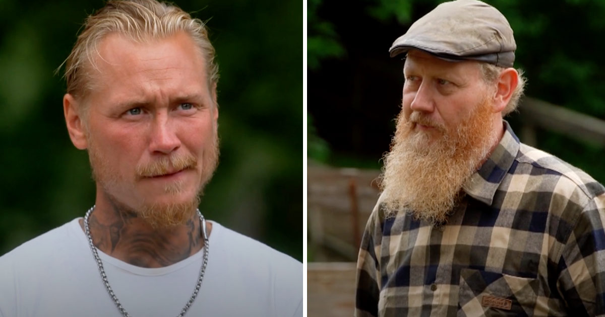 Mikael Andersson och Hans Wincent i Farmen.