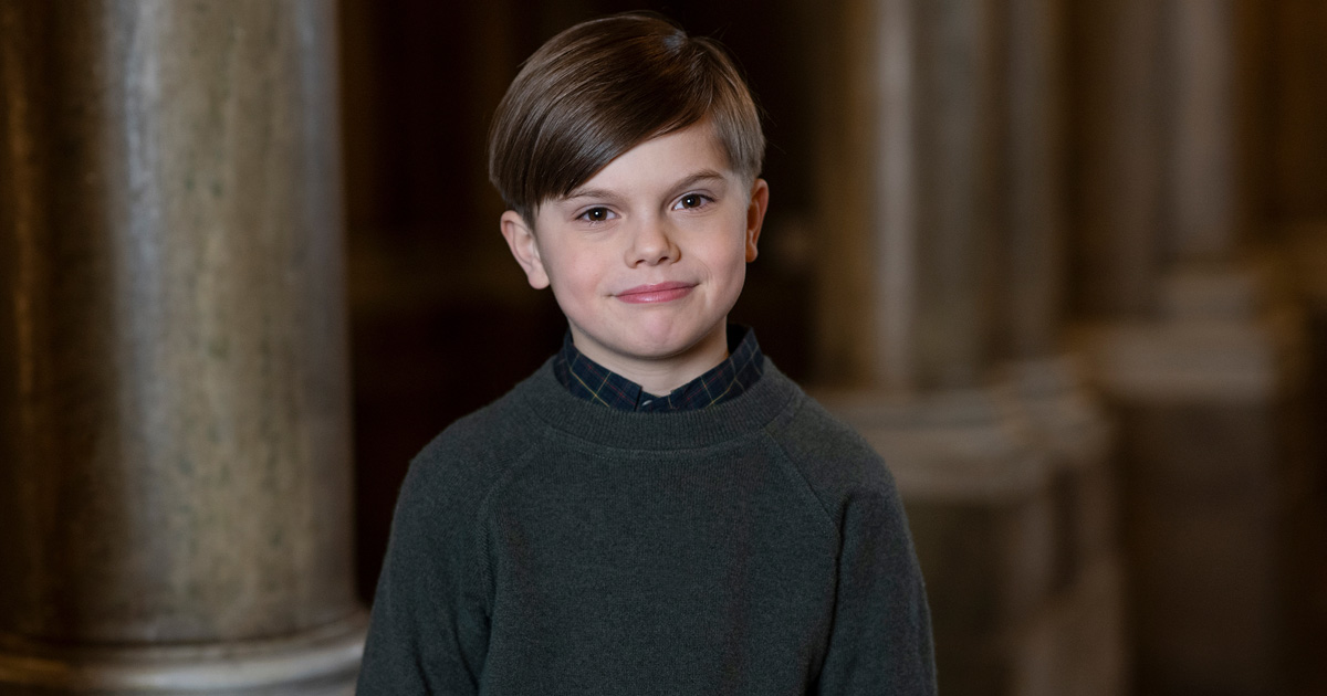 Prins Oscar fyllde nyligen 9 år