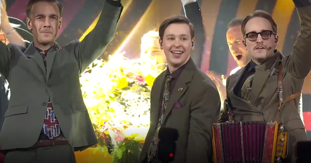 KAJ har vunnit Melodifestivalen 2025.