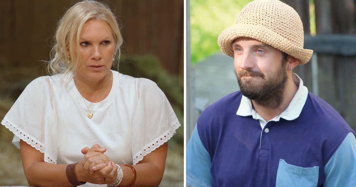 Anna Brolin och Niklas Kjellander i Farmen. Foto: TV4