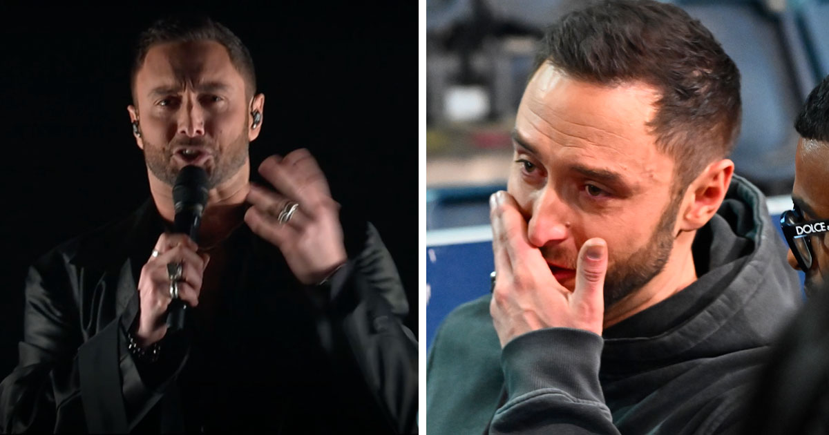 Måns Zelmerlöw tröstades av sonen