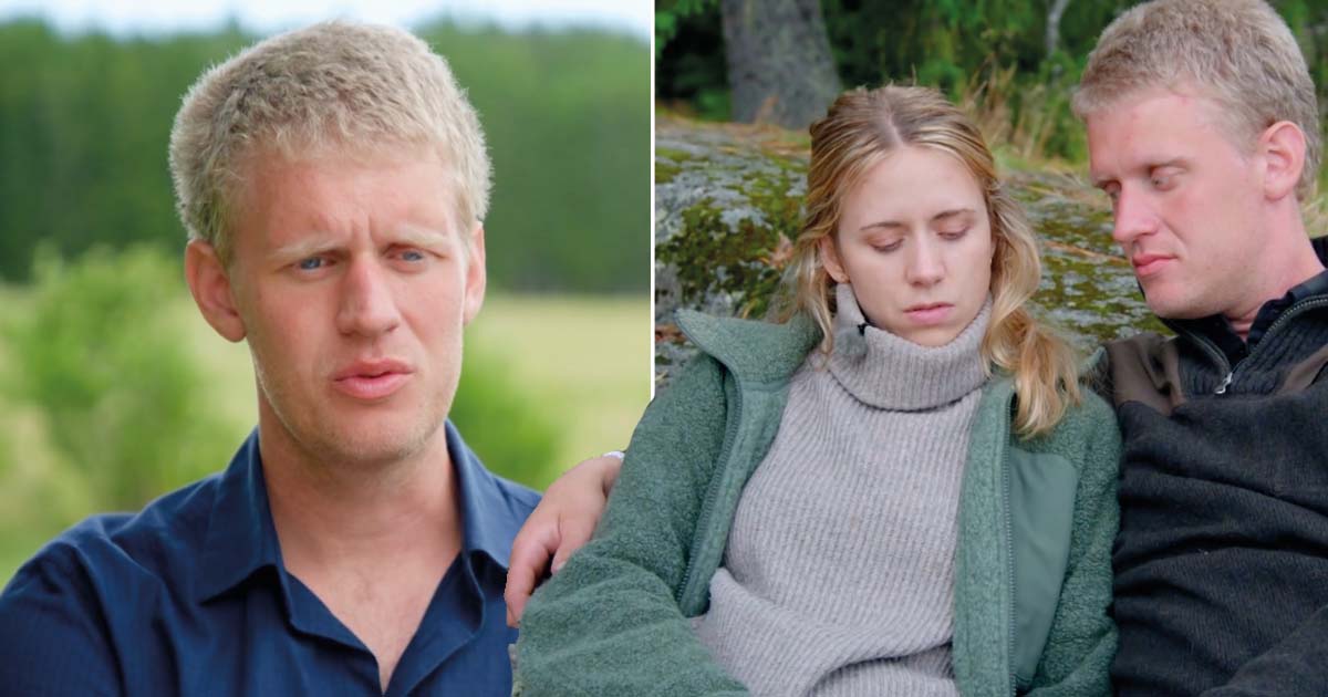 Bonde-Kristian Johansson och brevskrivaren Therese har gjort slut. Foto: TV4
