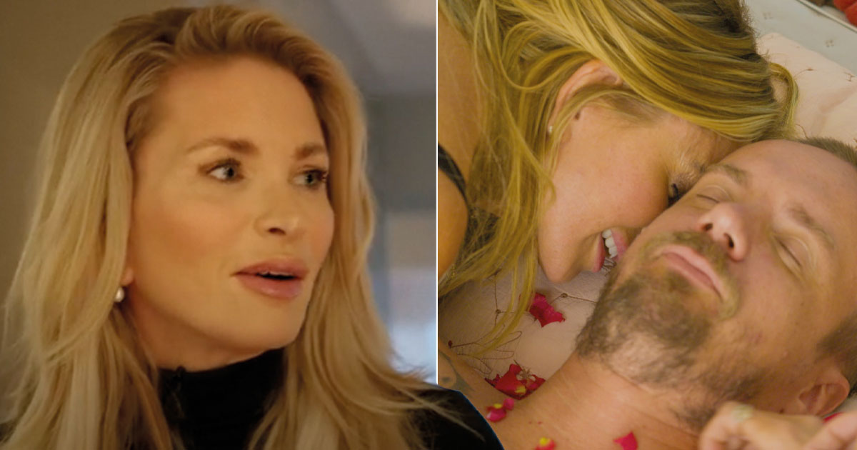 Carolina Gynning och pojkvännen Viktor Philipson i "Bättre sex". Foto: TV3/Viaplay