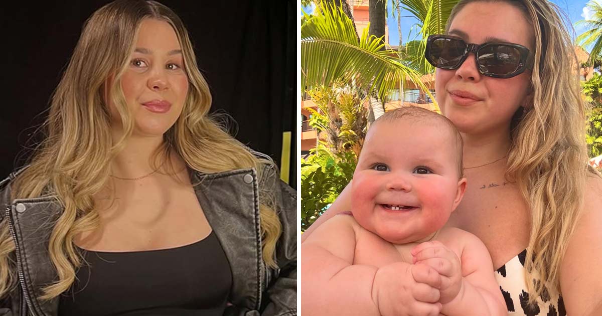 Lisa Ajax med dottern Junie.