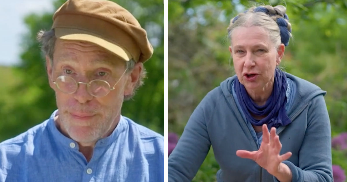 Marie och Gustav Mandelmann i "Mandelmanns gård."