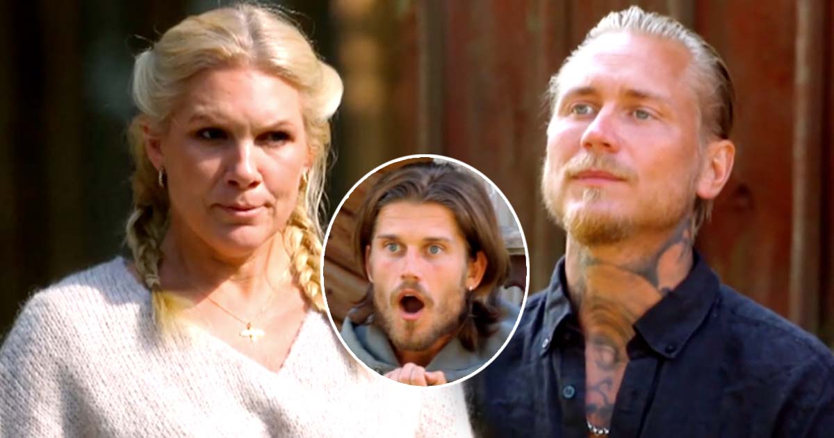Anna Brolin, Jesper Dragunowicz och Micke Andersson i Farmen 2025. Foto: TV4