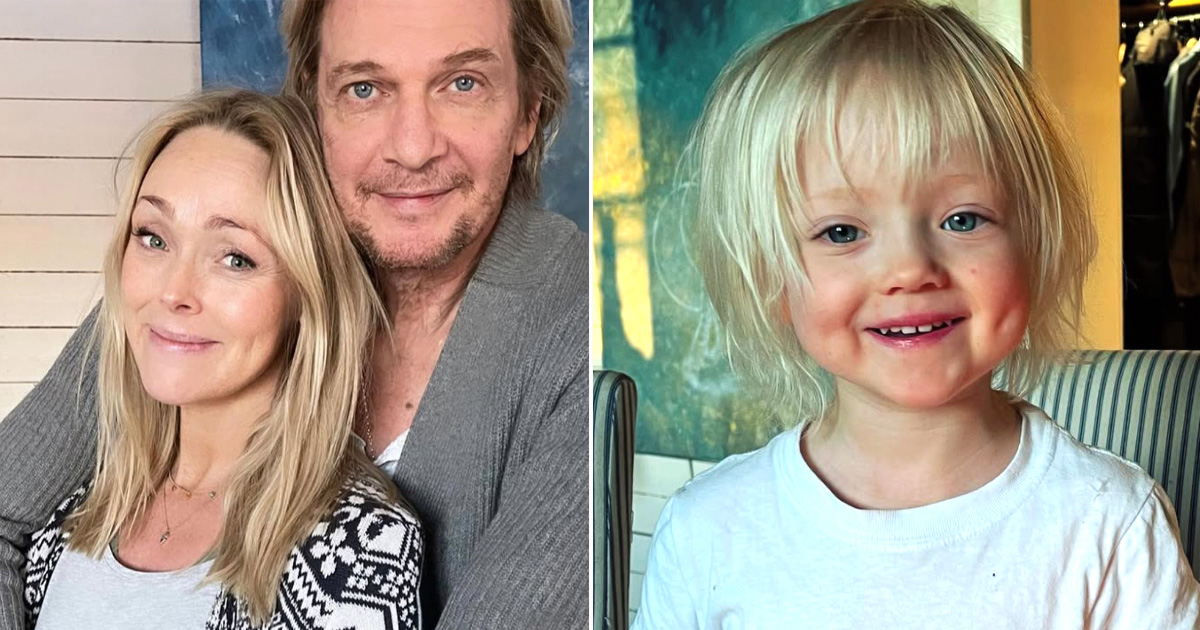 Tommy Nilsson och Linda Olssons dotter Leonora.