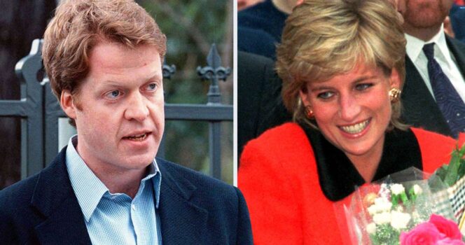 Charles Spencer och prinsessan Diana.