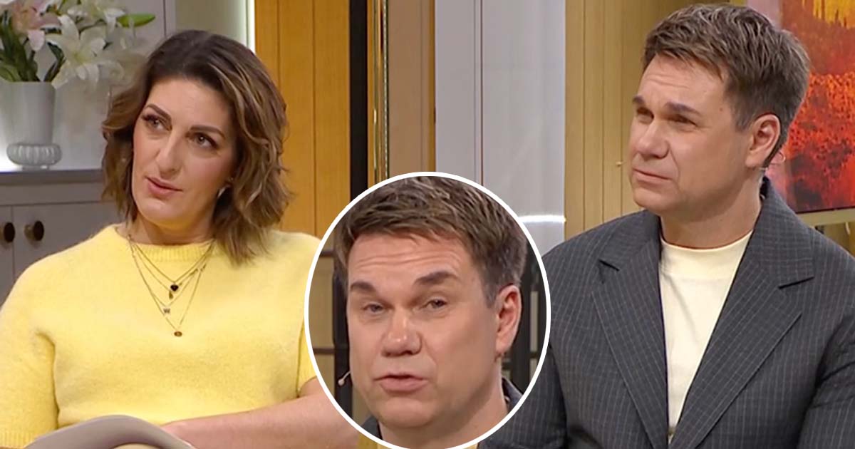 Soraya Lavasani och Anders Pihlblad i Nyhetsmorgon. Foto: TV4
