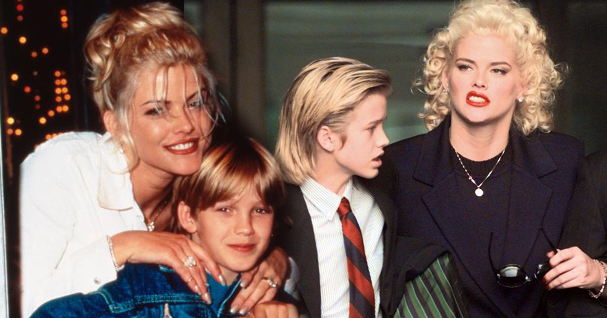 Anna Nicole Smith och sonen Daniel