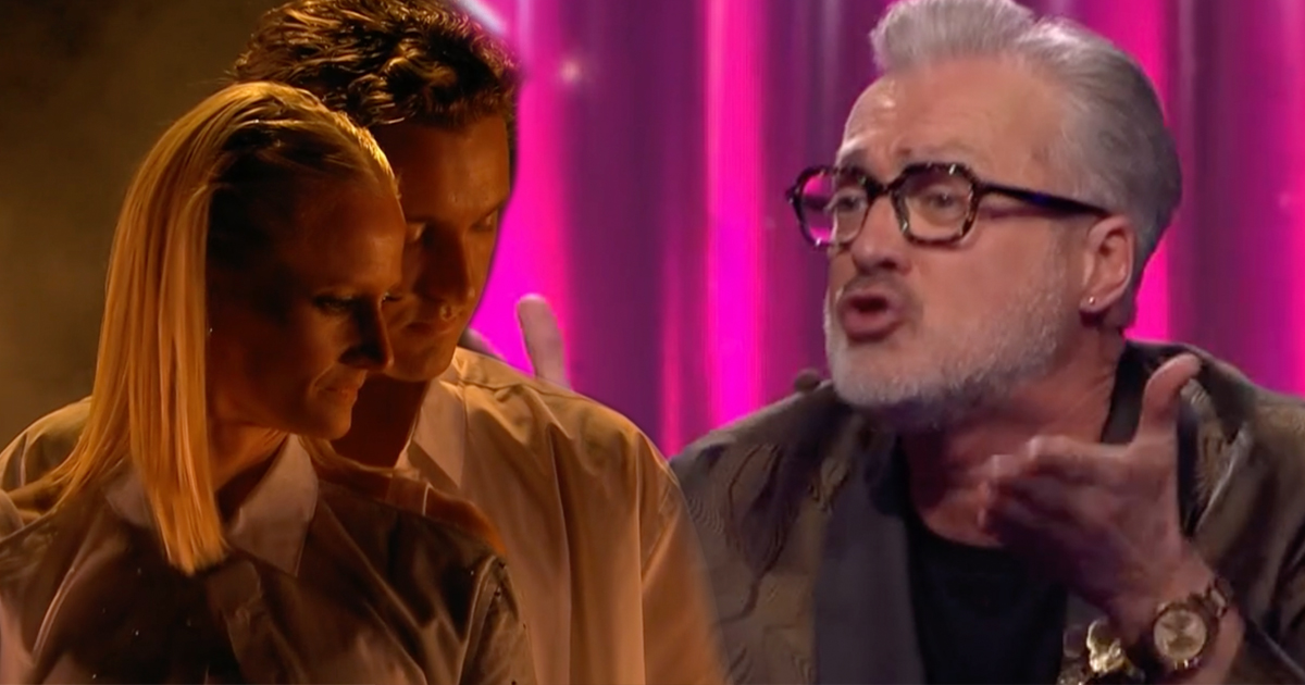 Carolina Klüft dansar med Hugo Gustafsson i Let's dance