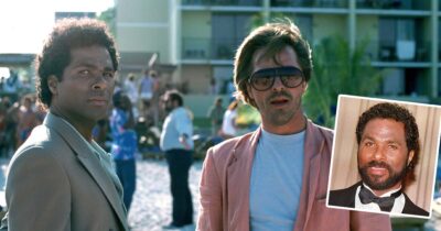 Skådespelaren Philip Michael Thomas som Ricardo "Rico" Tubbs i kultserien "Miami Vice". Foto: AP Photo/Mark Lennihan/TT