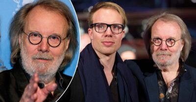 Benny Andersson och sonen Ludvig. Foto: Michael Sohn/AP/TT & Axel Schmidt/AP/TT