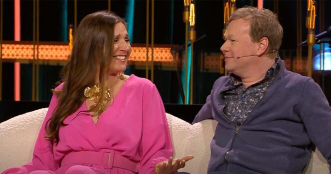 Sara Young och Johan Glans. Foto: TV4