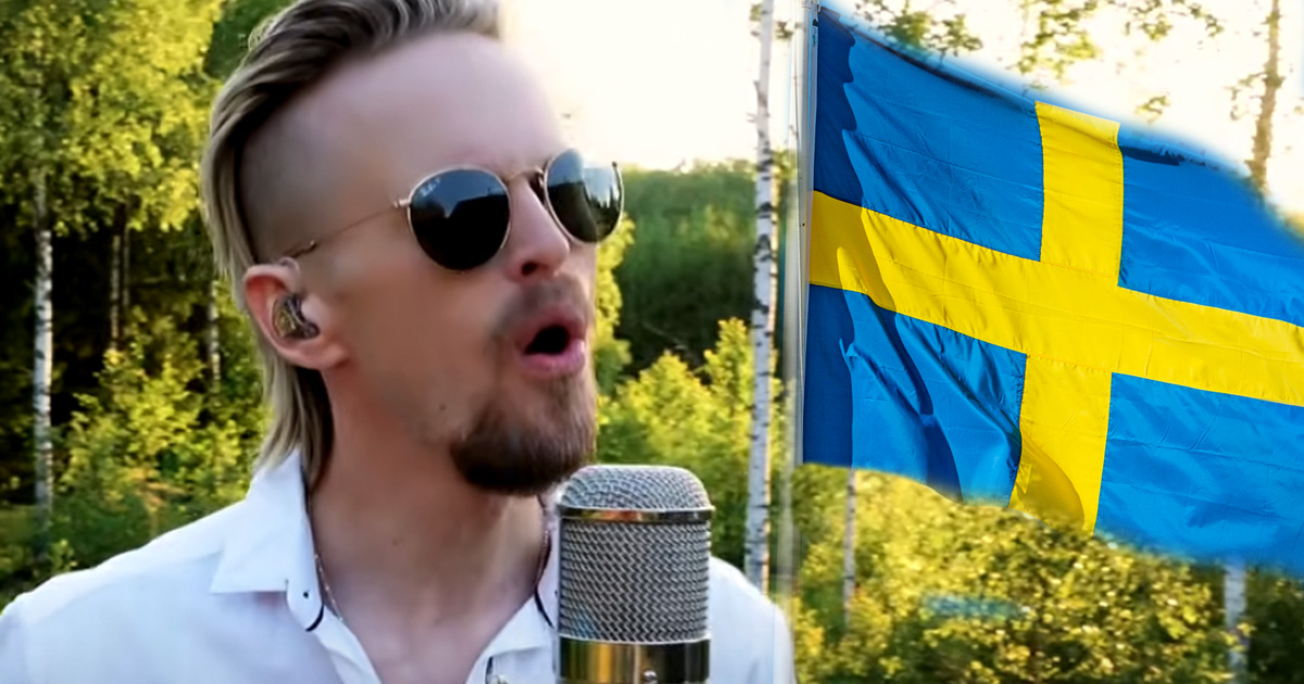 Erik Grönwall sjunger Sveriges nationaldag