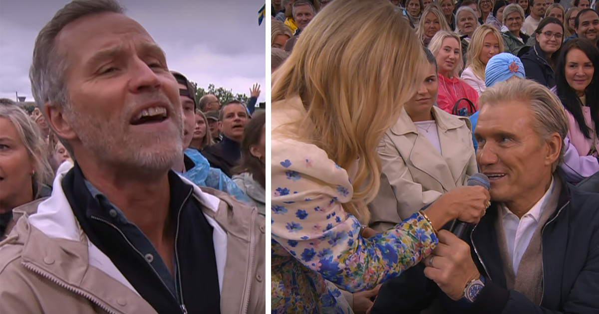 Pernilla Wahlgren ledde premiären av Allsång på Skansen