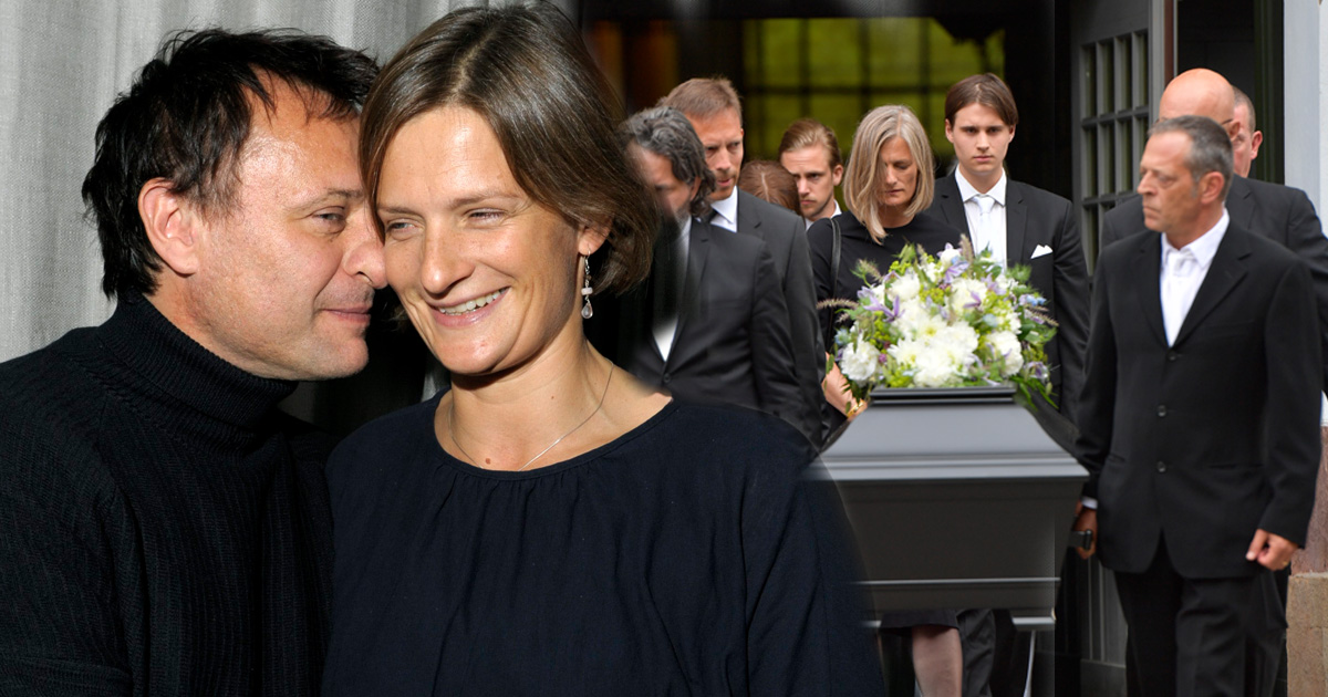 Skådespelaren Michael Nyqvist och hustrun Catharina Nyqvist Ehrnrooth