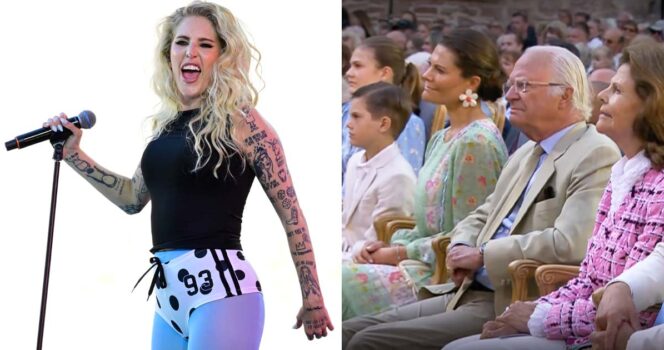 Peg Parnevik på Victoriakonserten 2025. Foto: Jonas Ekströmer/TT & SVT