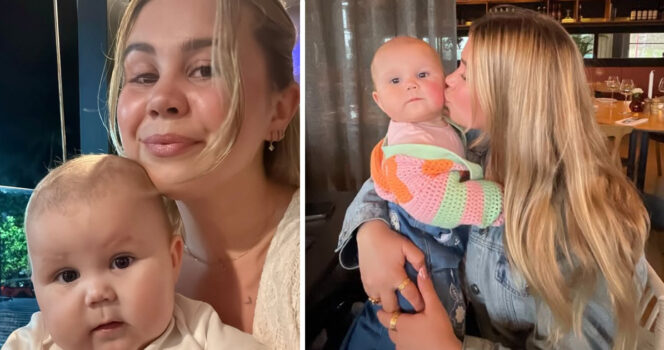 Lisa Ajax och dottern Junie
